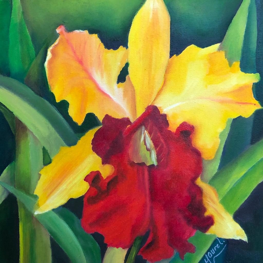 pintura-flor-en-galeria-virtual-