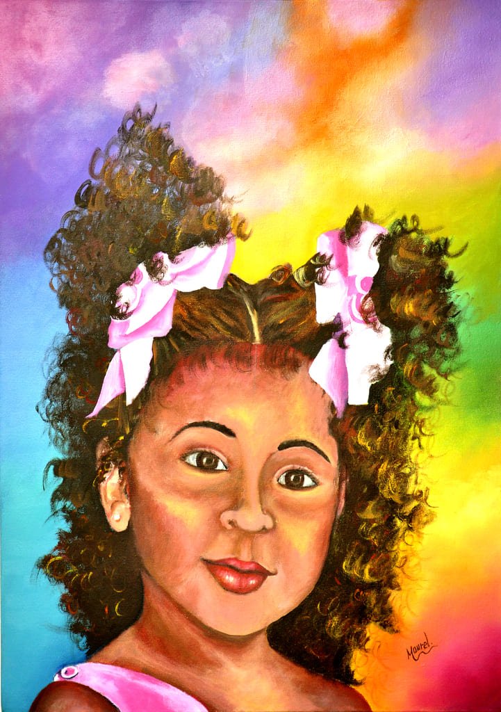 Preciosa identidad niña colores