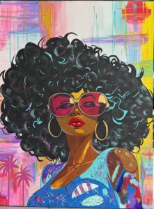 Obra: Mujer de los rizos